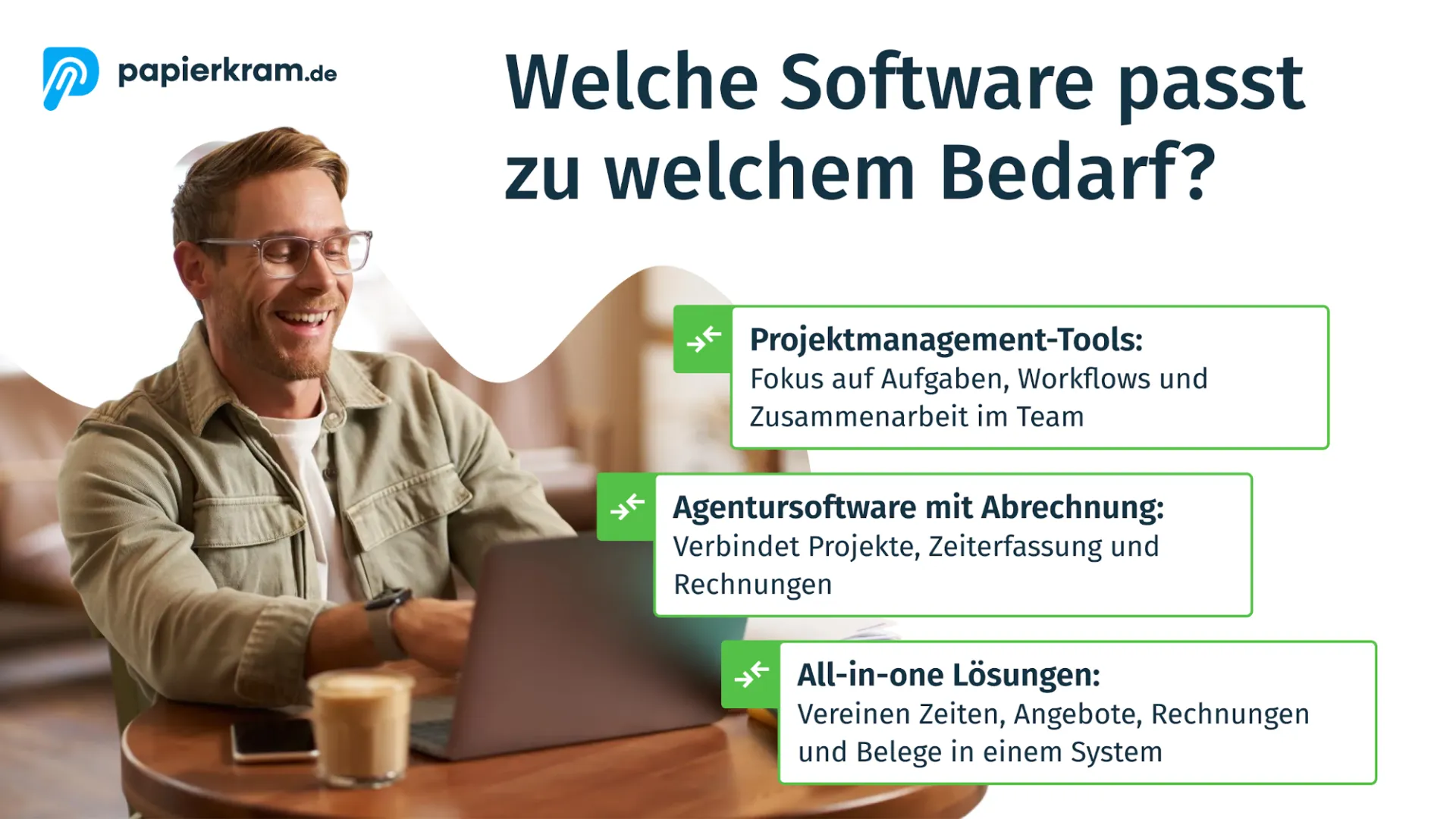 Welche Agentursoftware passt zu welchem Bedarf?