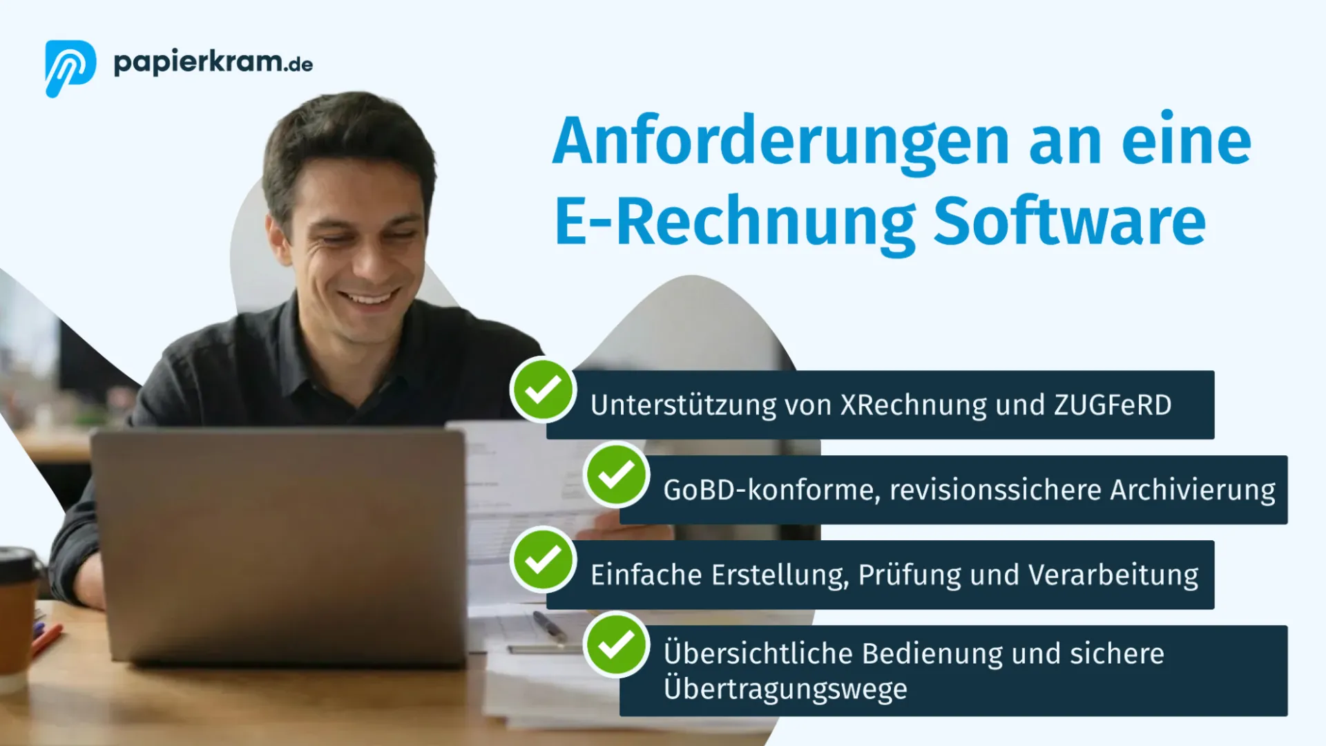 Anforderungen an eine E-Rechnung Software