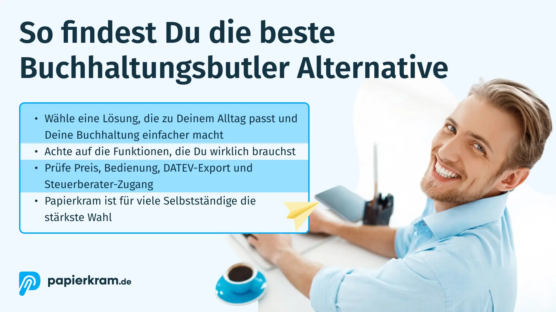 So findest Du die beste Buchhaltungsbutler-Alternative