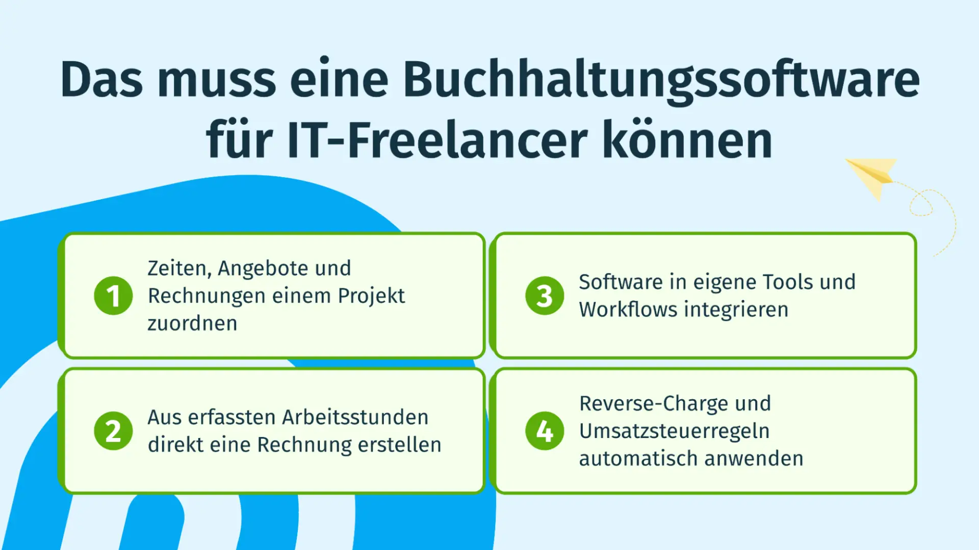 Das muss eine Buchhaltungssoftware für Programmierer können