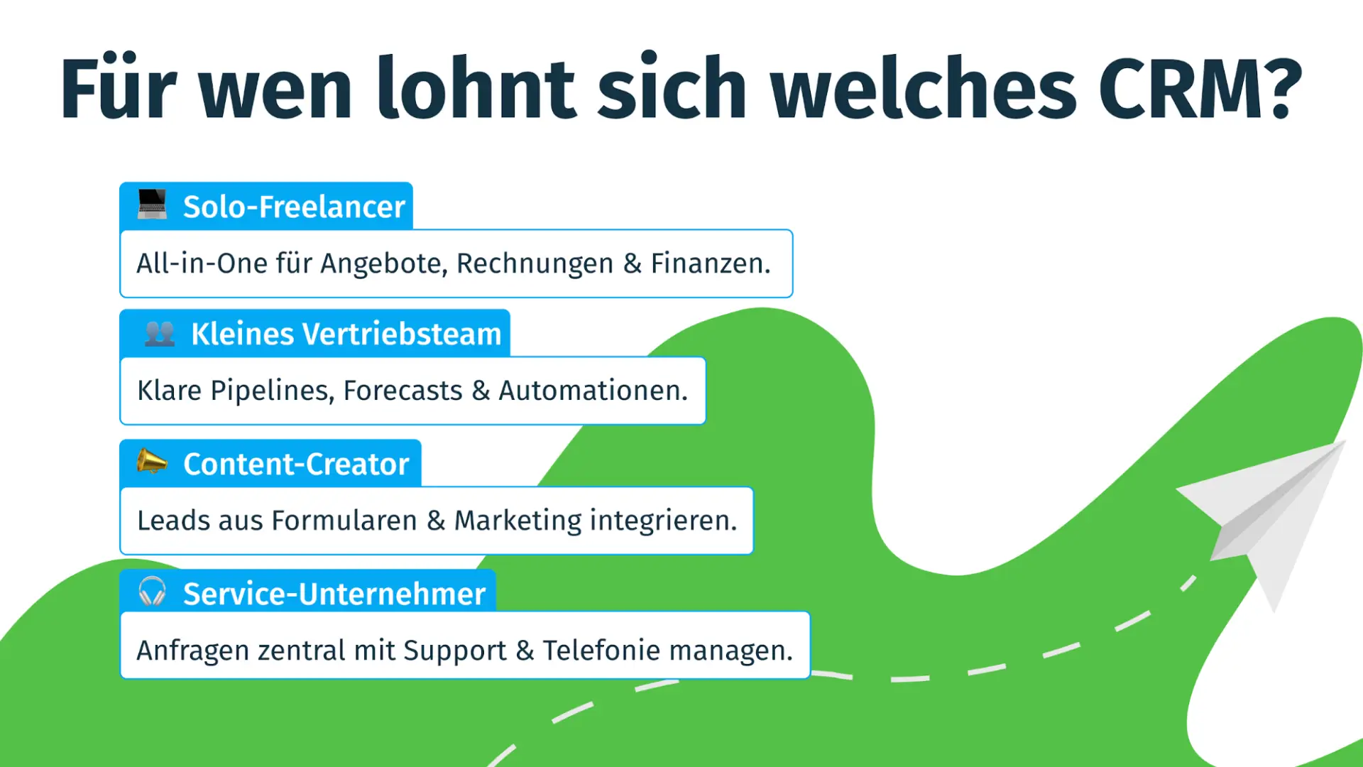Für wen lohnt sich welche CRM Software?