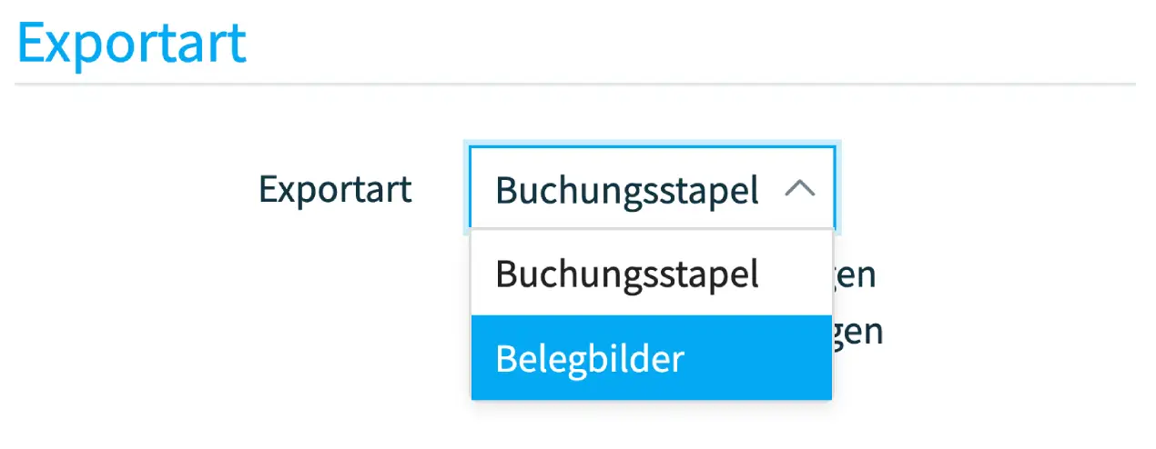 DATEV Belegbilder exportieren