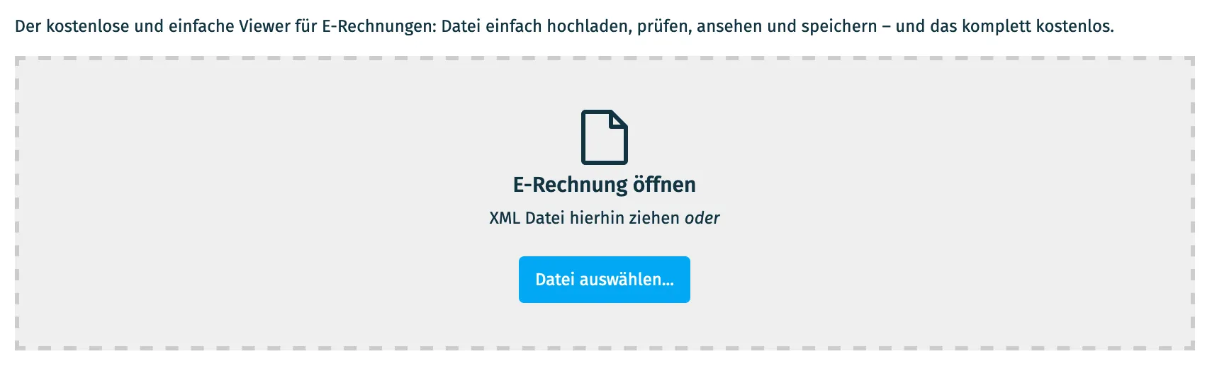 Der E-Rechnungs Viewer