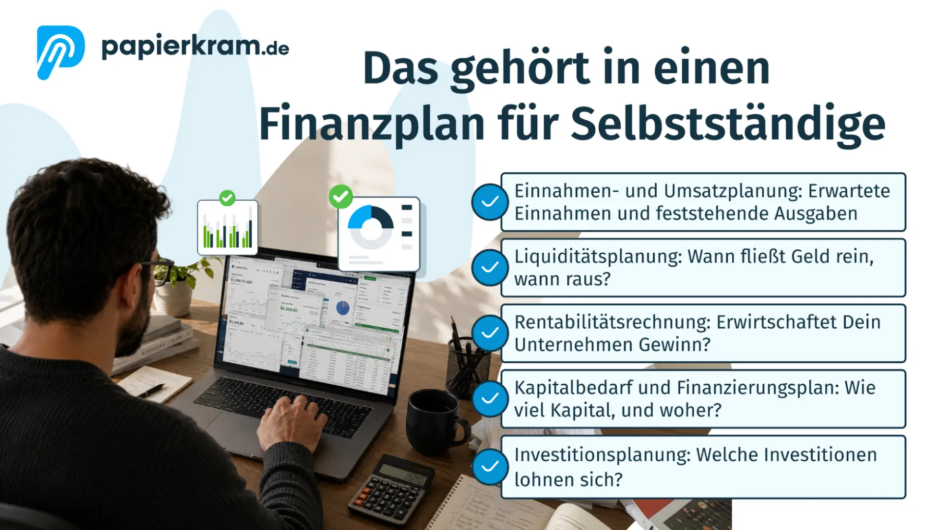 Das gehört in einen Finanzplan für Selbstständige