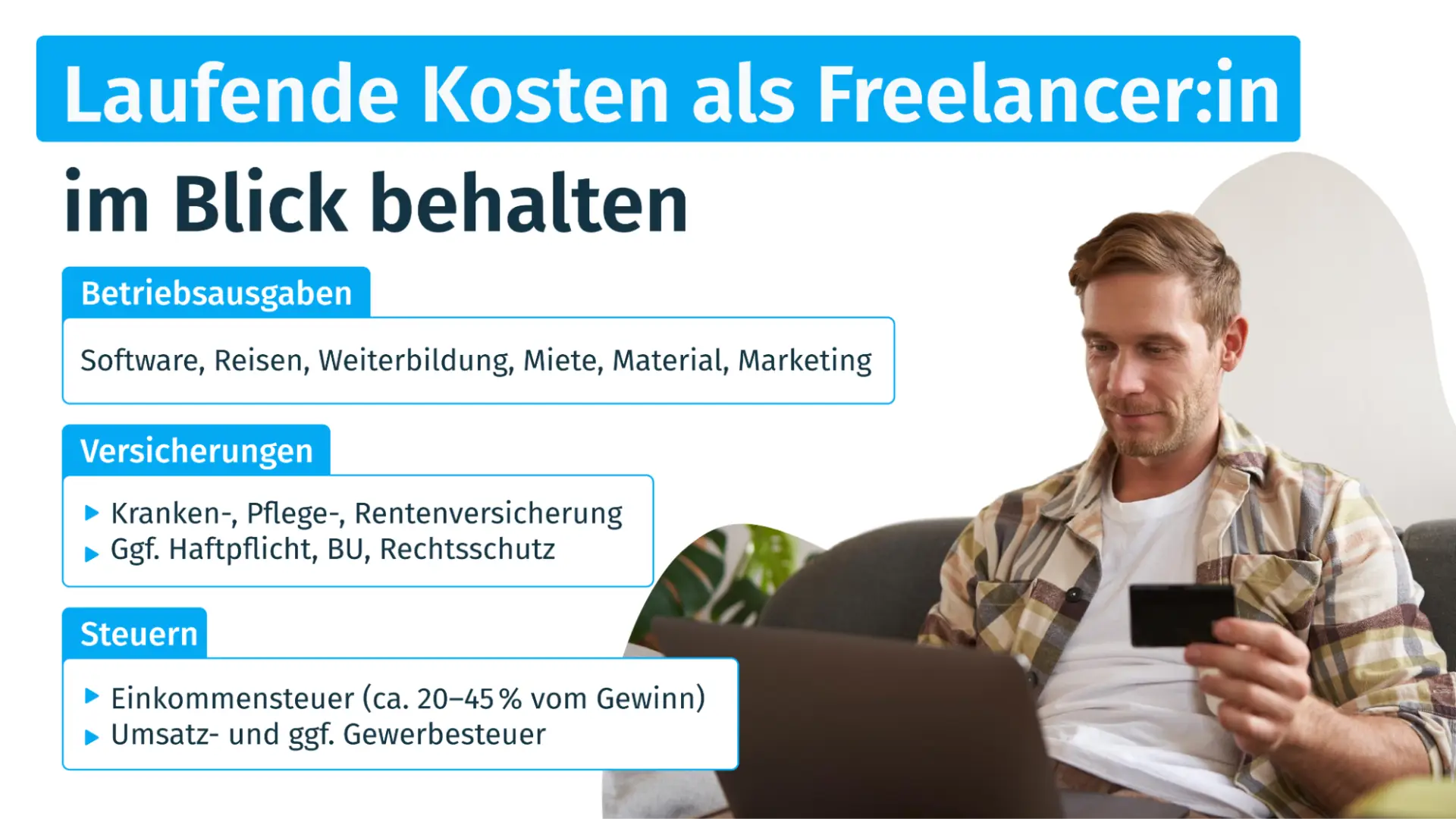 Laufende Kosten als Freelancer im Blick behalten