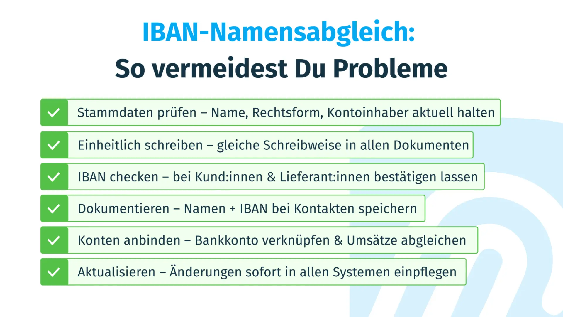 IBAN Check ab Oktober 2025 - Probleme vermeiden