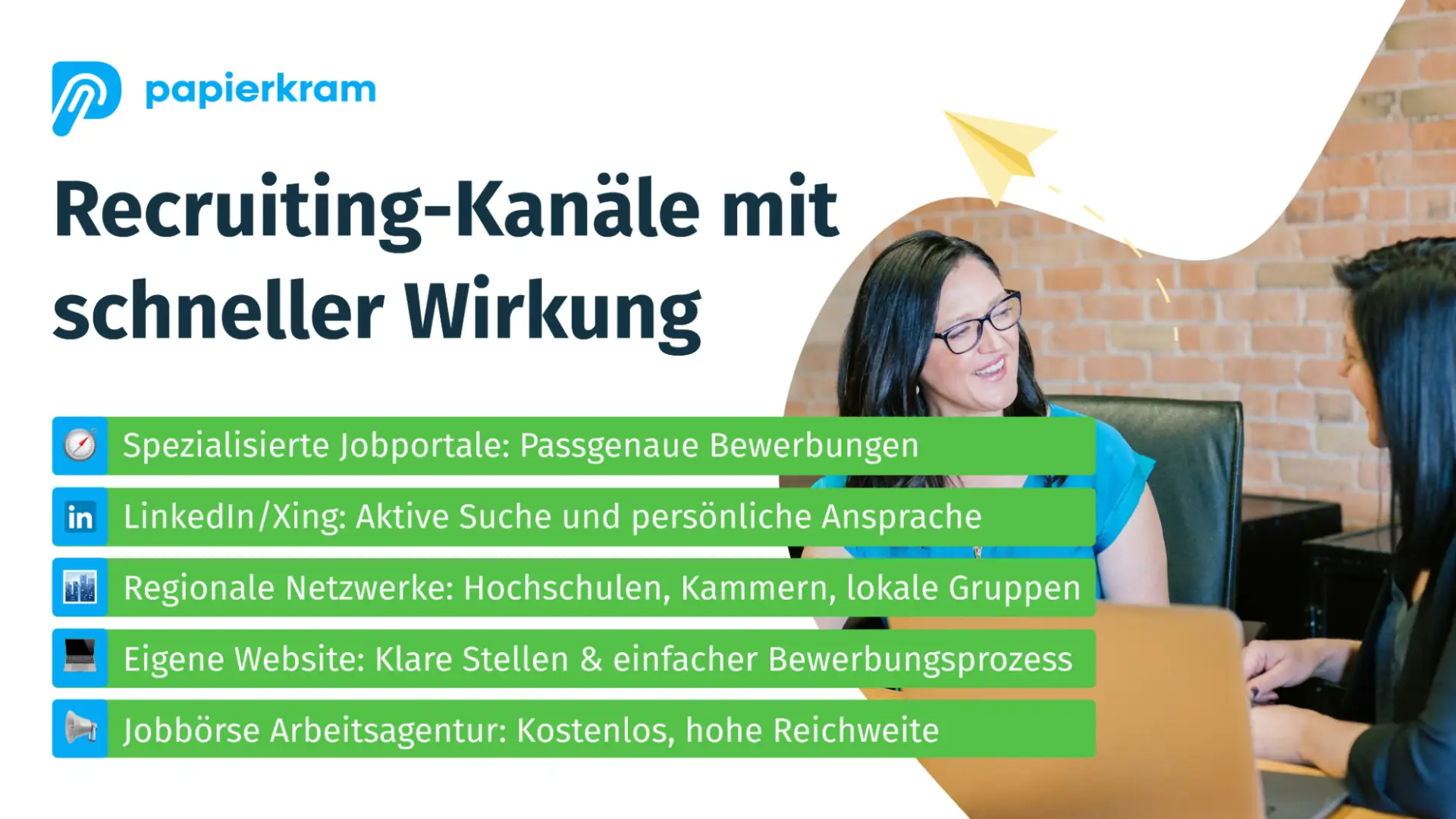 Mitarbeiter einstellen: die besten Recruiting Kanäle