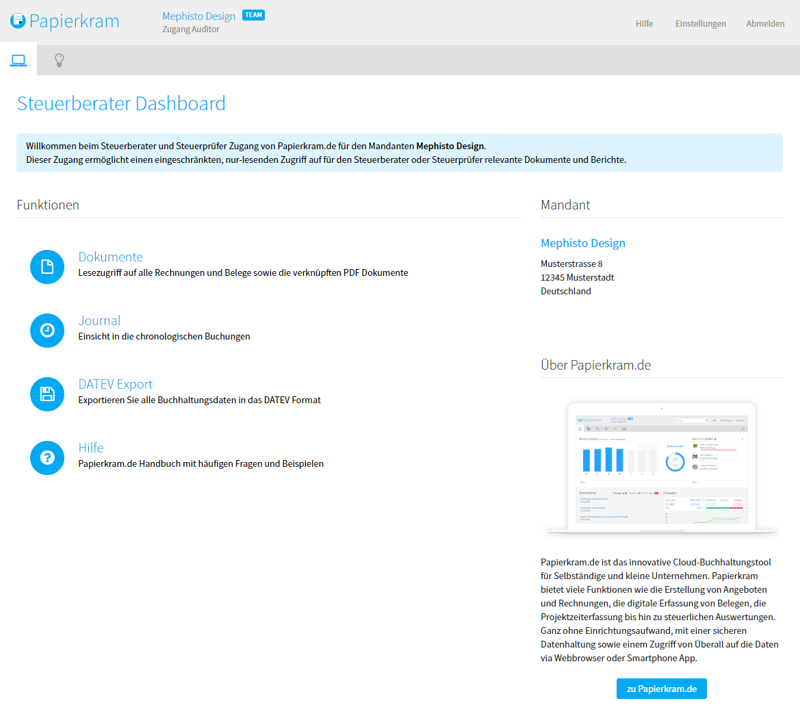 Das Steuerberater-Dashboard