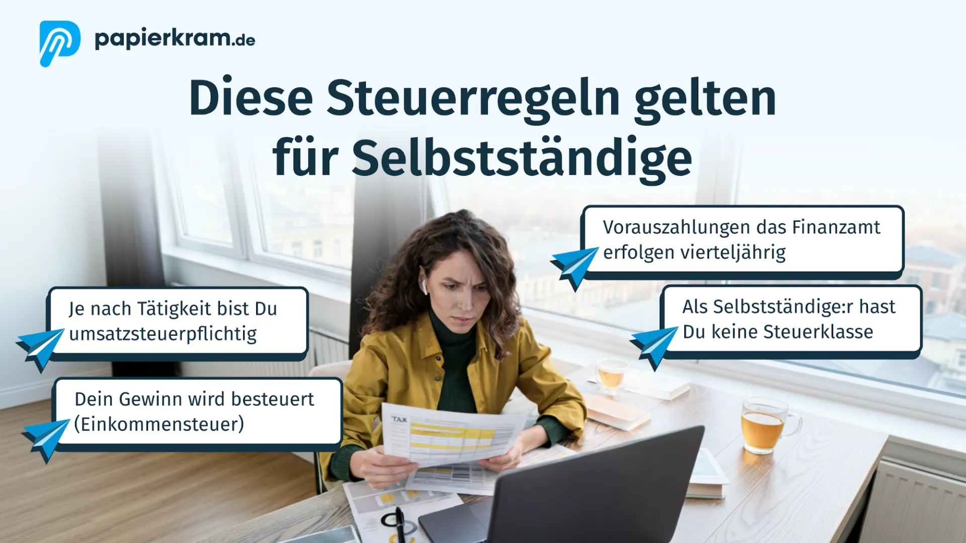 Diese Steuerregeln gelten für Selbstständige