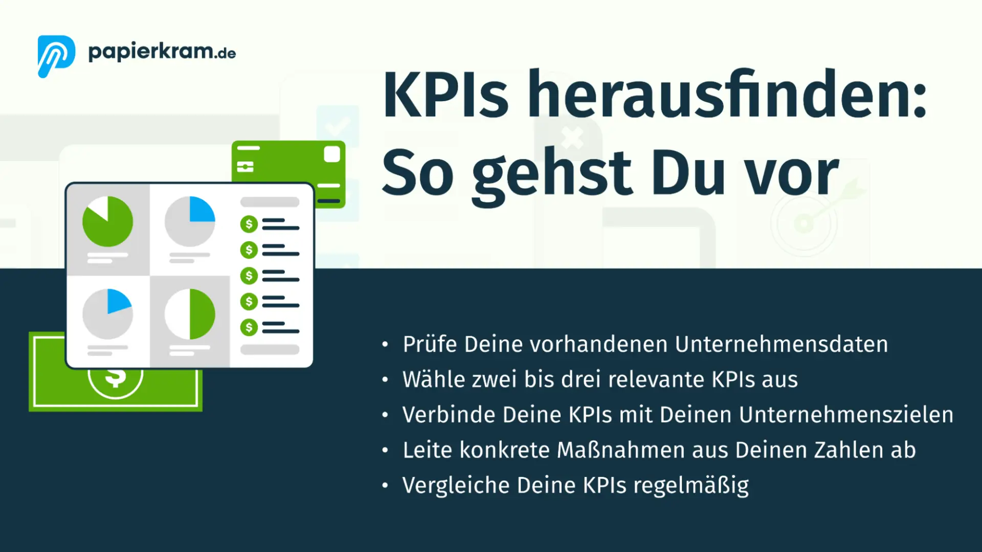 KPIs für den Unternehmenserfolg herausfinden - so gehst Du vor