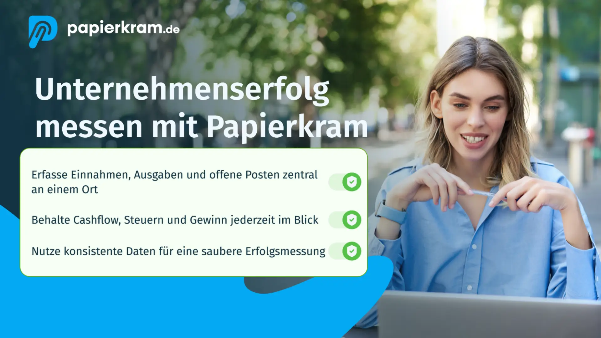 KPIs für Deinen Unternehmenserfolg mit Papierkram messen