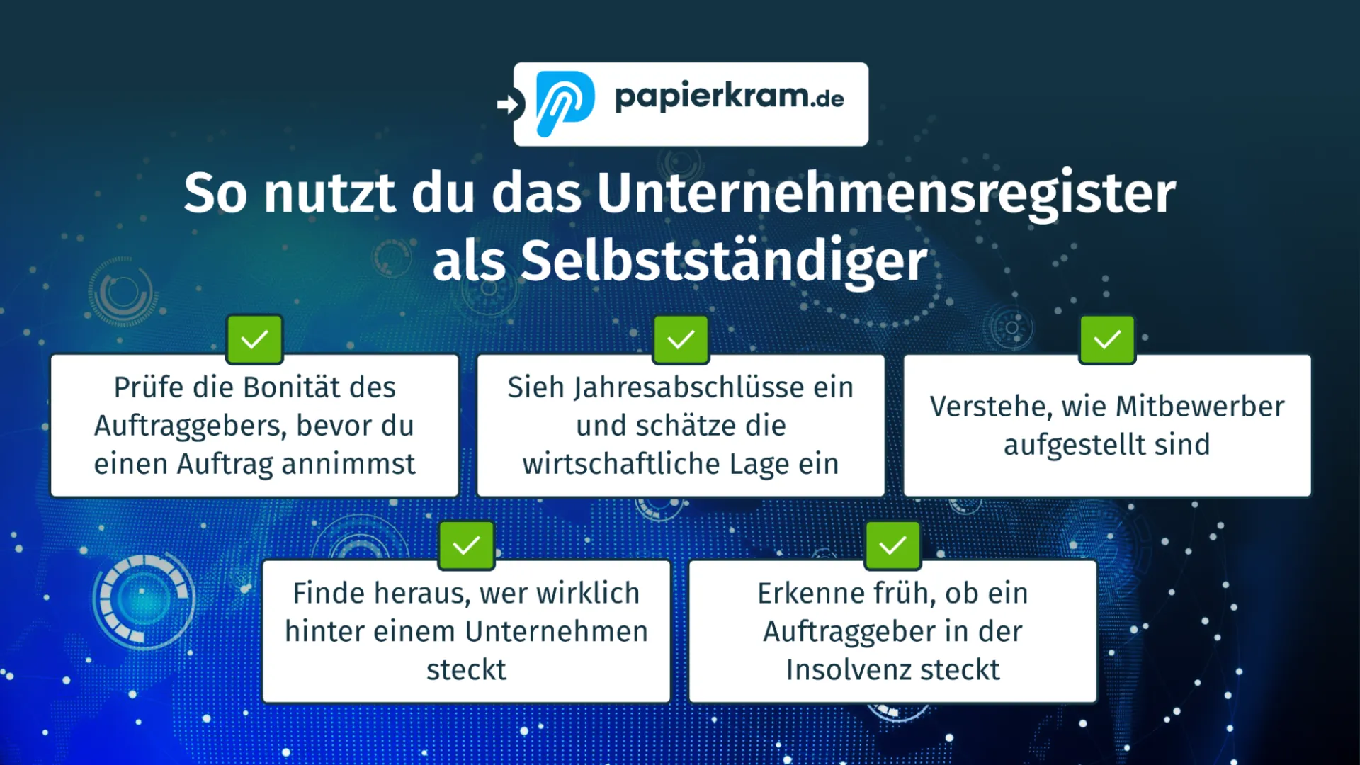 So nutzt Du das Unternehmensregister