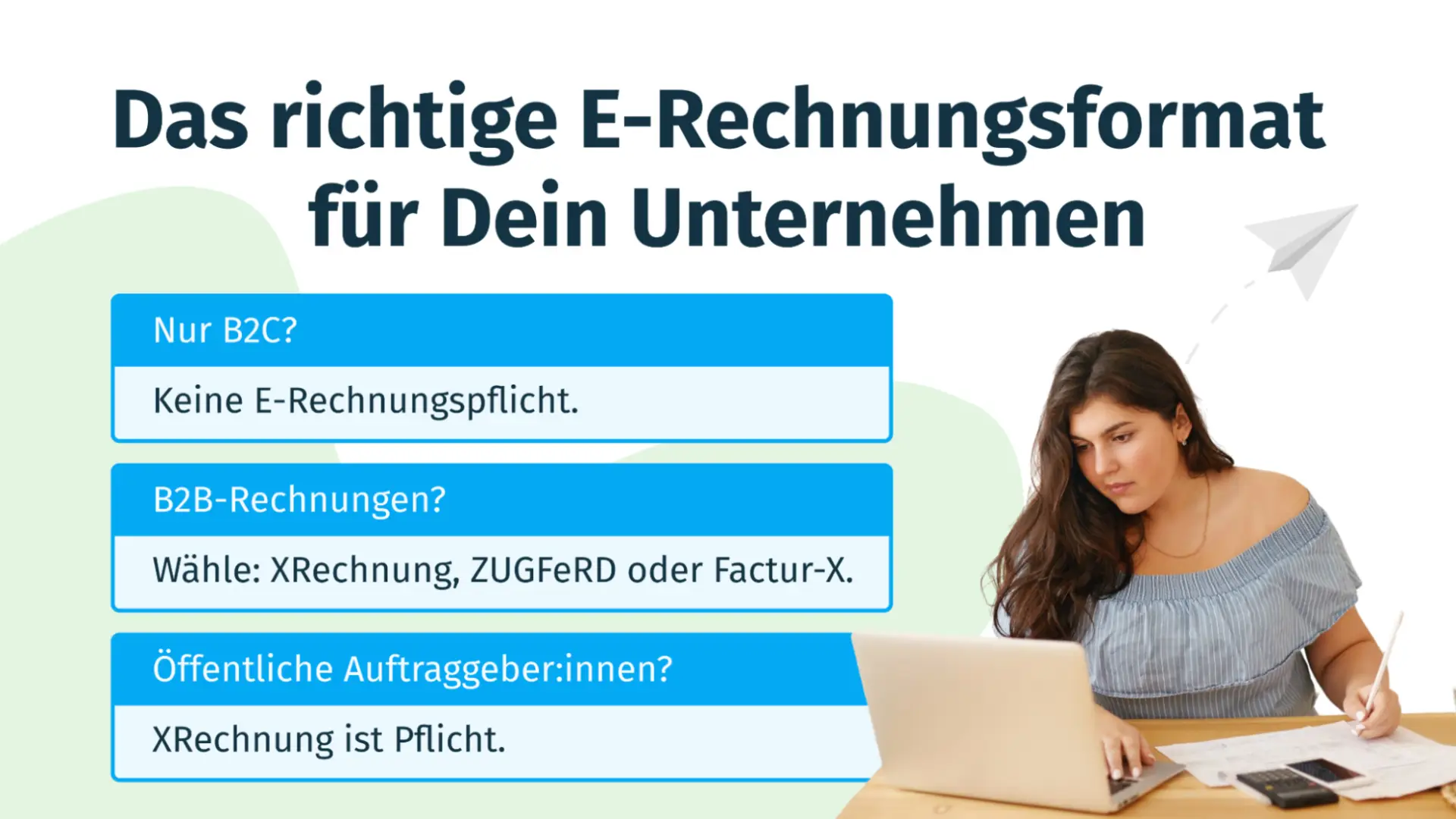 Das richtige E-Rechnungsformat für Dein Unternehmen