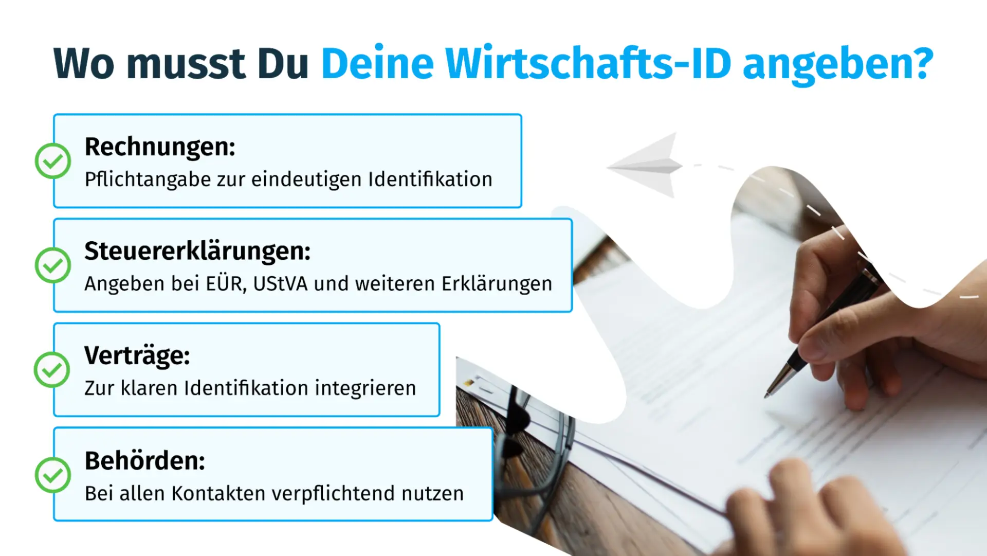 Wo muss die Wirtschaftsidentifikationsnummer angegeben werden?