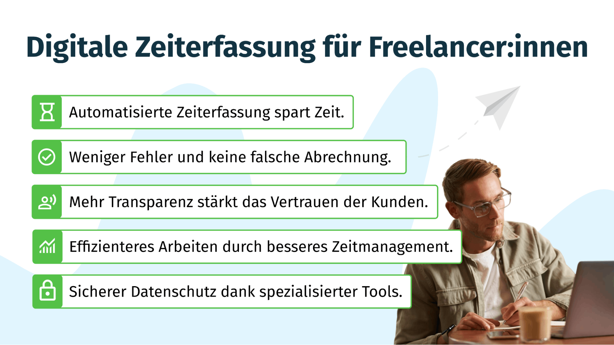Digitale Zeiterfassung für Freelancer:innen